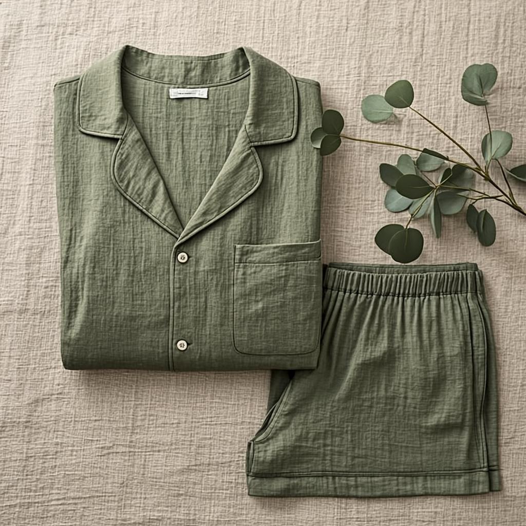 Linen Loungewear Set